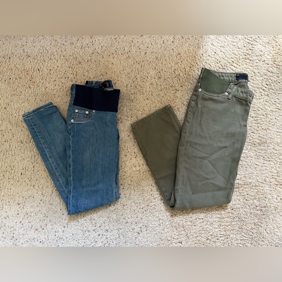 ASOS Lot of 2 Women’s Maternity Jeans EUC sz 2 - Picture 1 of 7